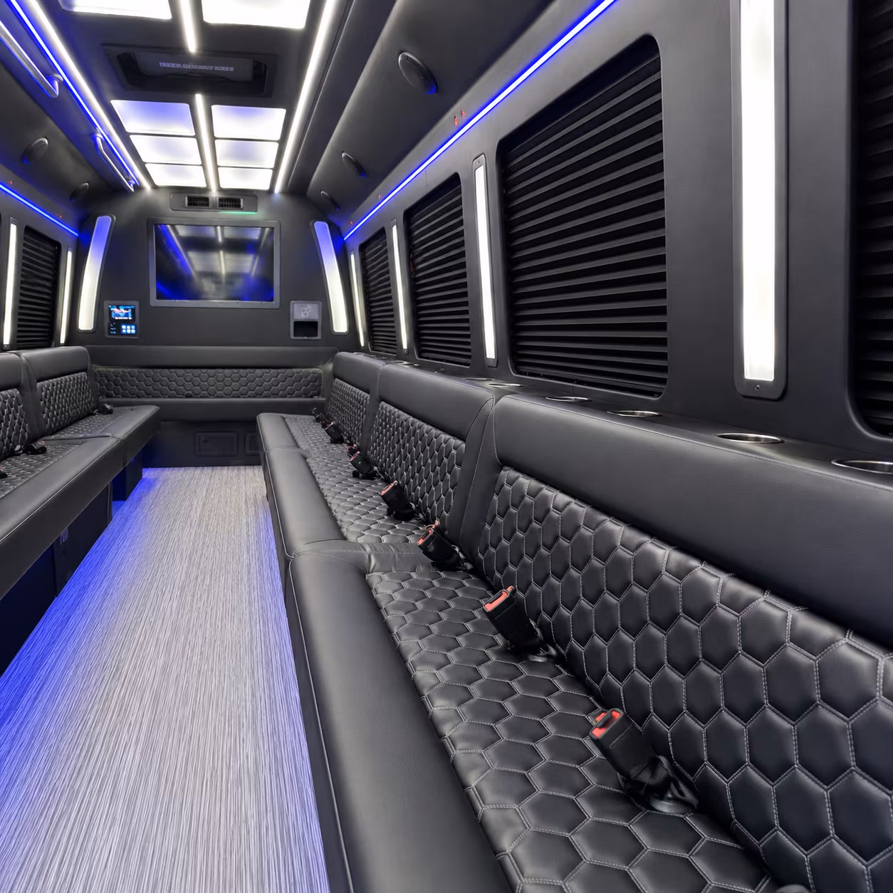 coral springs party bus rental interior