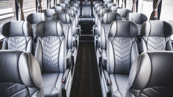 54 passenger charter bus interior