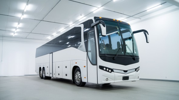 56 passenger charter bus exterior