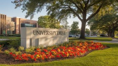 university drive area